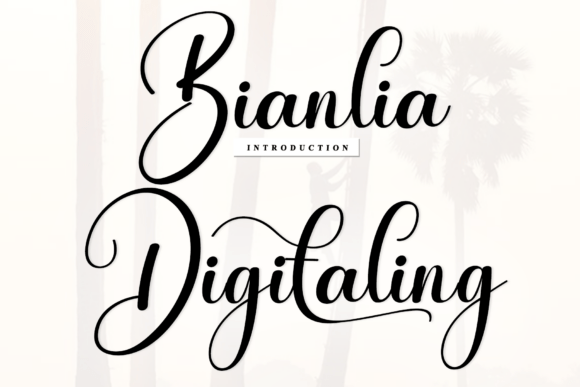 Bianlia Digitaling: A Timeless Handwritten Font for Creative Expression