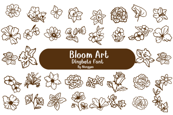 Bloom Art: A Unique Typographic Bloom
