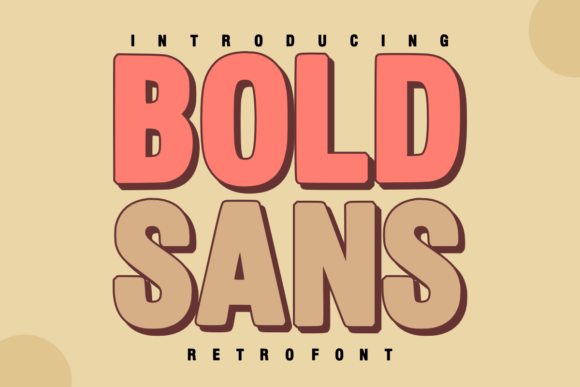 Bold Sans: A Retro Font with Modern Power