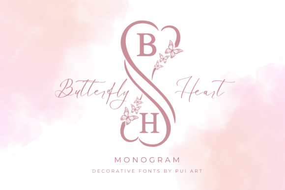 Butterfly Heart Monogram: A Unique Fusion of Elegance and Creativity