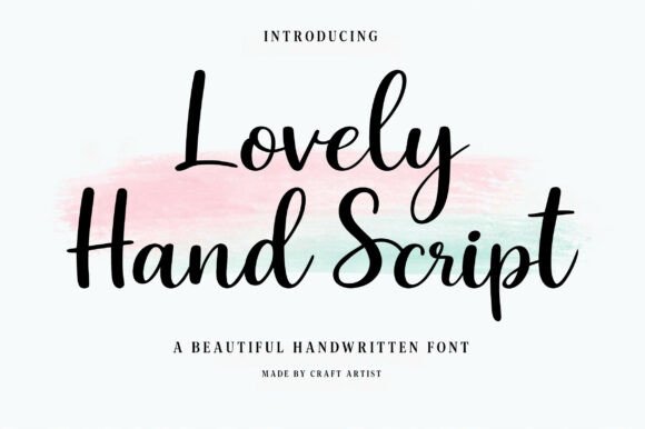 Embrace Elegance with Lovely Hand Script