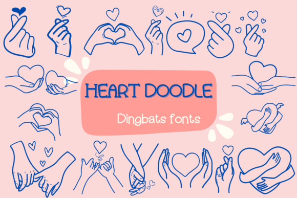 Heart: A Doodle Font with a Personal Touch