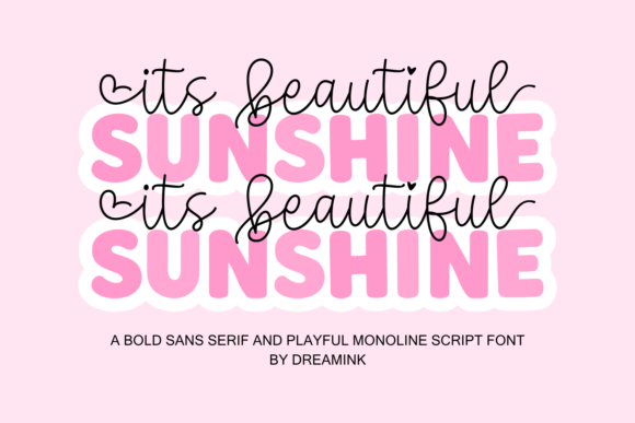 It’s Beautiful Sunshine: A Font That Lights Up Your Designs