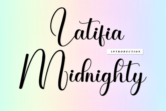 Latifia Midnighty: A Timeless Handwritten Font
