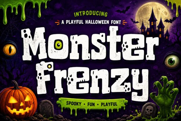 Monster Frenzy: A Halloween Font That Brings the Spooky Energy