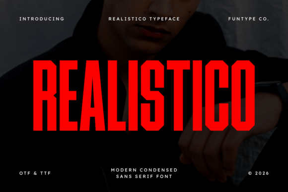 Realistico: A Bold Font for Modern Design