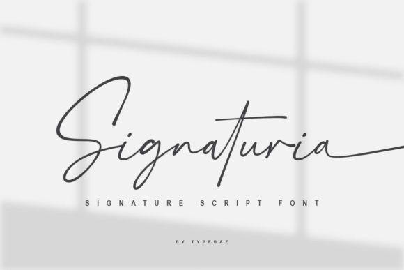 Signaturia: Signature Font