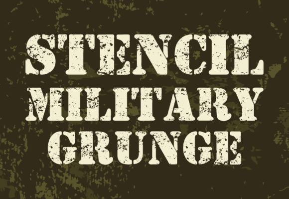 Stencil Military Grunge: Bold, Edgy, and Unapologetically Unique