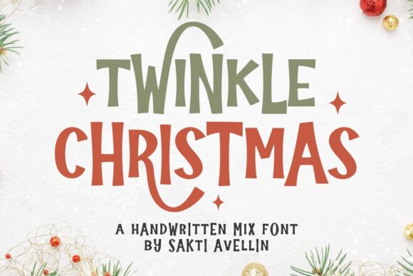 Twinkle Christmas: A Festive Font That Brings Holiday Magic to Life